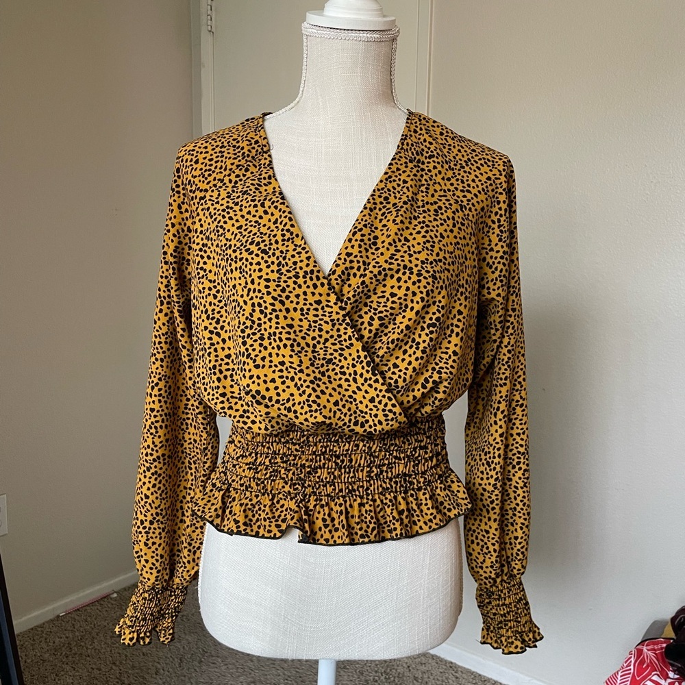 BP. Smocked blouse